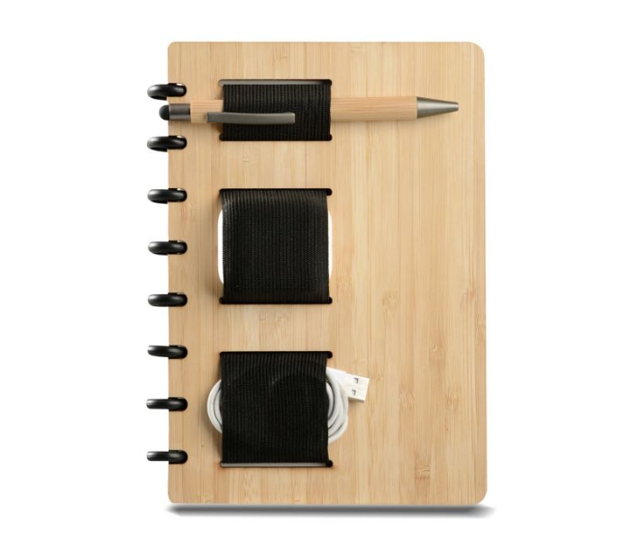 Generic EM60493 Bamboo Notebook - Beige 1 in UAE