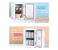 Mini Fridge 6 Litre Mirrored Door With LED Light Make Up Use Cosmetics 6 in OMAN
