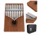 Kalimba 17 Keys Built-in Professiona Thumb Piano and Tune Hammer with Kalimba Bag - Brown 1 in UAE