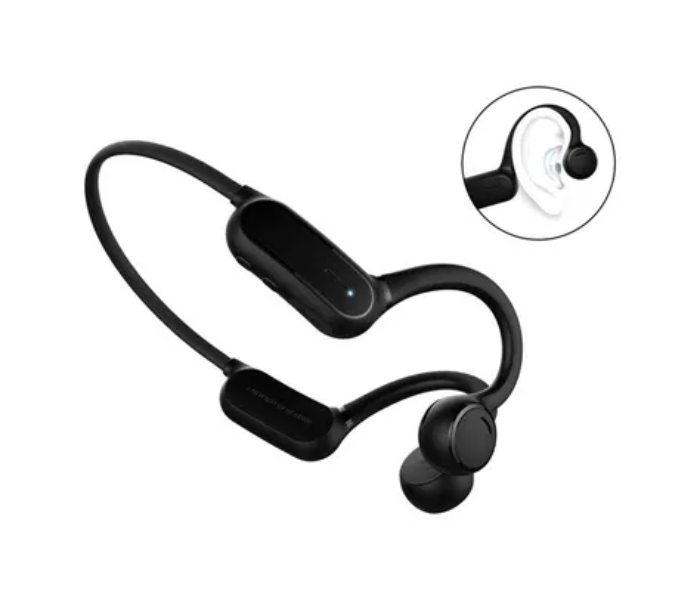 Bavin Bluetooth In-Ear Headphones With Mic - Black 1 in UAE