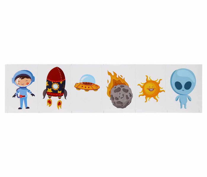 CocoMoco Kids Solar System Colouring Roll Story Book with Crayons 6 in UAE