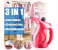 3 In 1 Portable Garment Steamer, Humidifier and Face Steamer 200ml- Pink 2 in OMAN