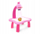 Child Learning Desk with Smart Projector Educational Painting Table with Light Music Children Projection Drawing Playset Table - Pink-A 2 in OMAN
