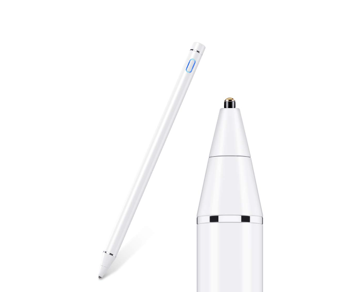 Active Digital Drawing and Handwriting Stylus Pen For iOS And Android Touch Screen - White 2 in UAE