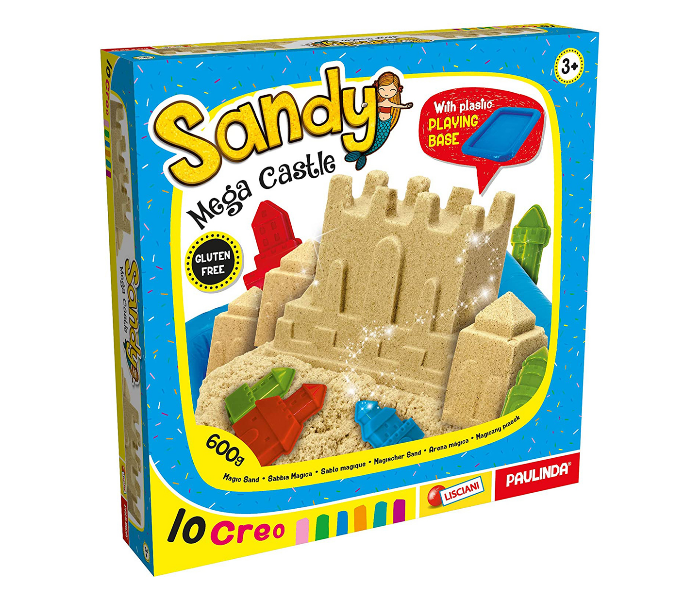 Lisciani 600g Sandy Mega Castle with Plastic Molds 1 in UAE