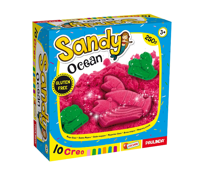 Lisciani 250g Sandy Play Basic with Molds 4 in UAE
