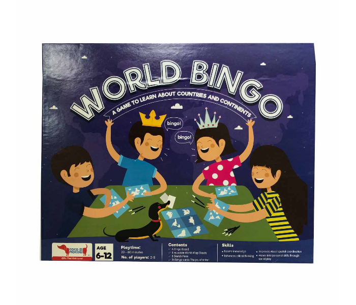 CocoMoco Kids World Bingo Geography Educational Game 2 in UAE