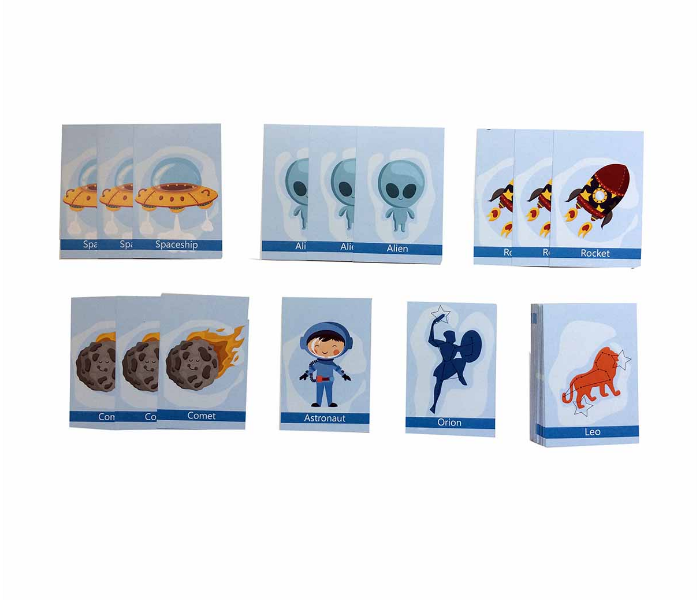 CocoMoco Kids Solar System Snap Flash Card Game 5 in UAE