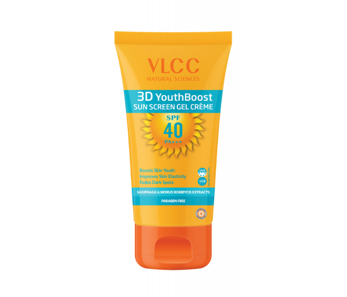 VLCC 100g 3D Youth Boost SPF40 Sunscreen Gel Creme 1 in UAE