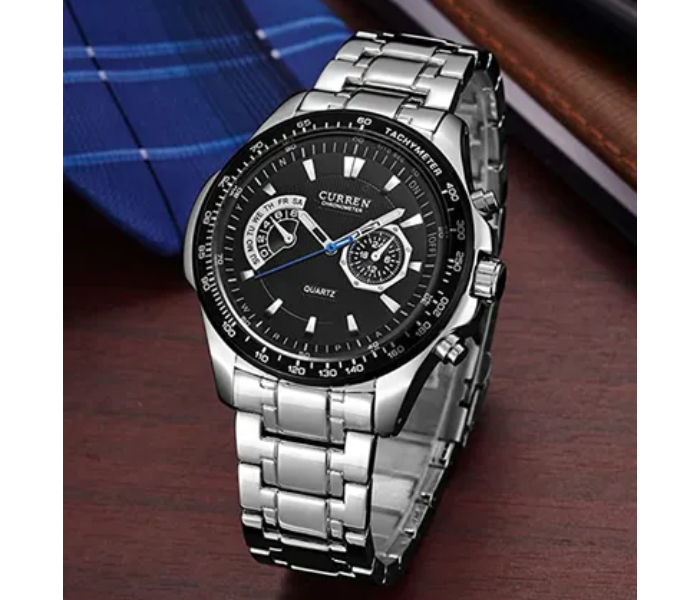 Curren 8020 Water Resistant Stainless Steel Analog Watch for Men 4 in UAE