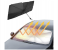 Foldable Windshield UV Block Sun Shade Car Front Window Heat Insulation Covering Umbrella - Black 1 in OMAN