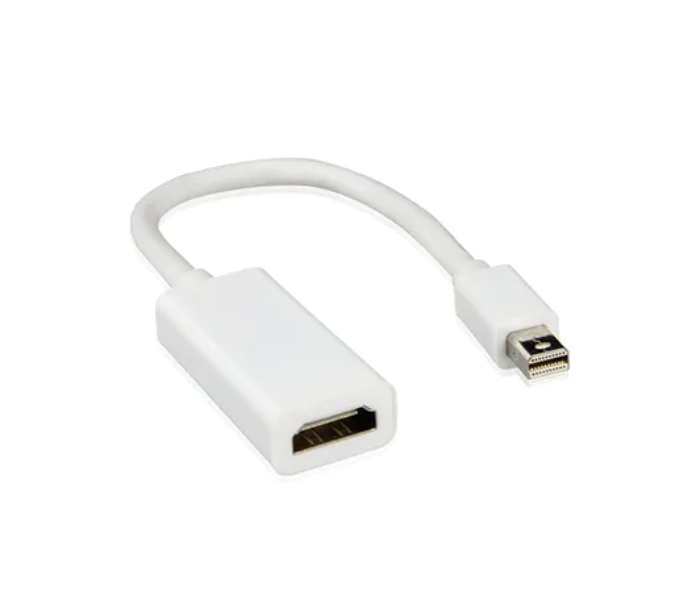 Generic Mini Display Port To HDMI Adapter Cable for Macbook Pro Air - White 1 in UAE