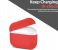Promate AIRCASE-PRO Scratch and Drop Resistant Silicon Case for Airpods Pro - Red 4 in OMAN