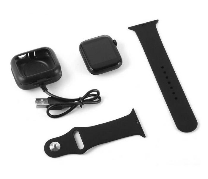 T500 Smartwatch with Bluetooth Calling and Heart Rate Monitor - Black 4 in UAE