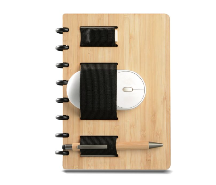 Generic EM60493 Bamboo Notebook - Beige 5 in UAE
