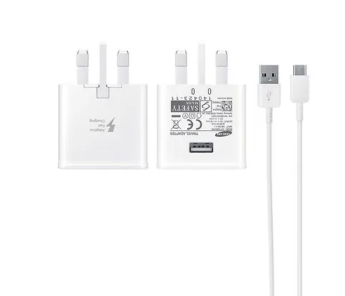 Samsung Fast Charging Micro USB Travel Adapter - White 2 in UAE