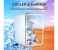Mini Fridge 6 Litre Mirrored Door With LED Light Make Up Use Cosmetics 3 in OMAN