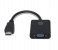 HP 2UX09AA ABB Adapter HDMI To VGA - Black 1 in UAE