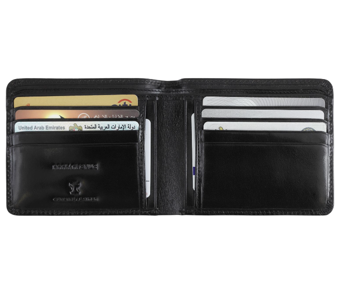 Generic 98G-2 Park Avenue Genuine Leather Radiant Plus Men Wallet - Black 2 in UAE
