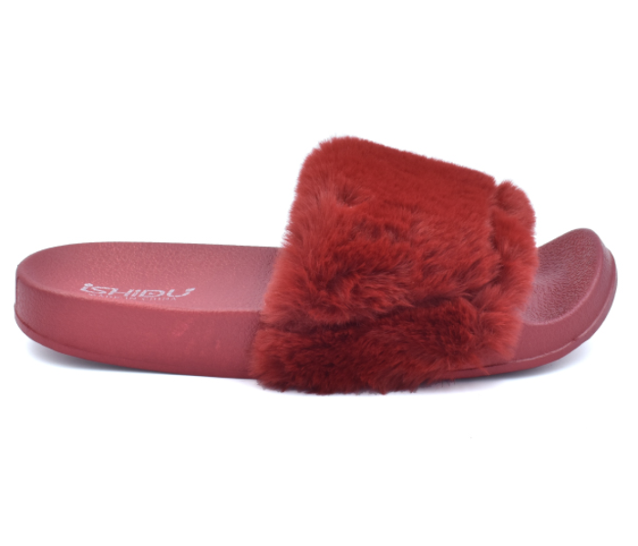 Ishidu L1809-36 EU36 Ladies Home Slipper - Red 2 in UAE