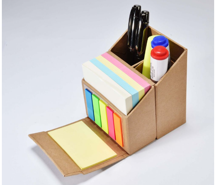 Generic EM60494 Cardboard Pen Holder - Beige 1 in UAE