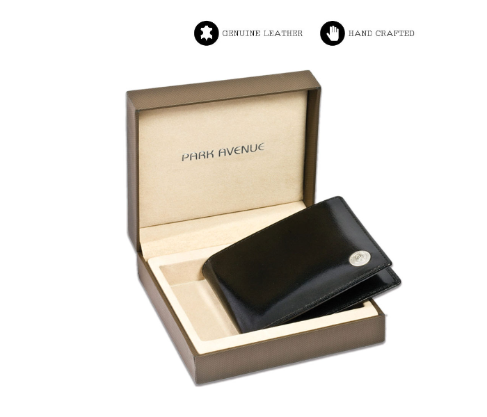 Generic 98G-2 Park Avenue Genuine Leather Radiant Plus Men Wallet - Black 1 in UAE