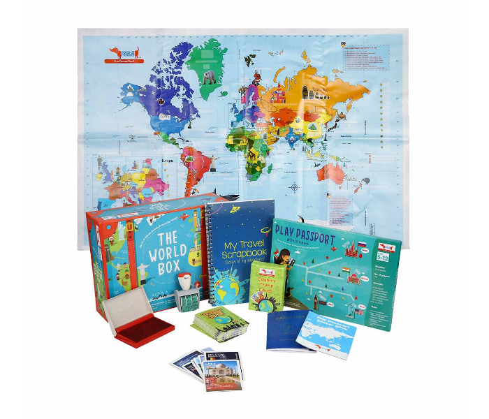 CocoMoco Kids World Box Learn Geography with Activity Box for Kids 3 in UAE