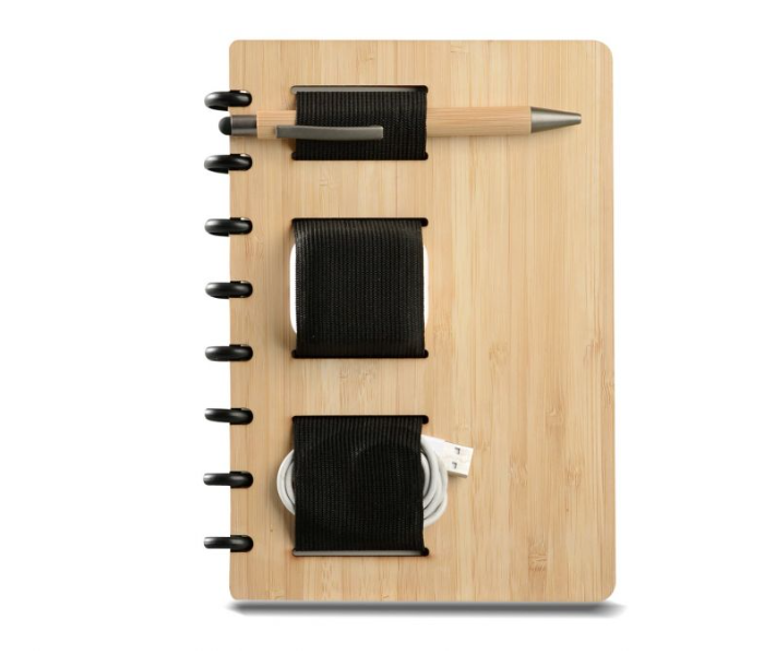 Generic EM60493 Bamboo Notebook - Beige 4 in UAE
