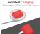 Promate AIRCASE-PRO Scratch and Drop Resistant Silicon Case for Airpods Pro - Red 3 in OMAN