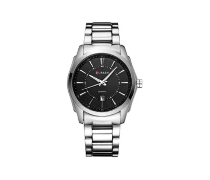 Curren WT-CU-8072-B Water Resistant Analog Watch for Men - Silver 1 in UAE