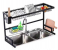 Kitchen Rack Shelf Dish Drying Rack 85cm Over The Sink - Black 2 in KSA