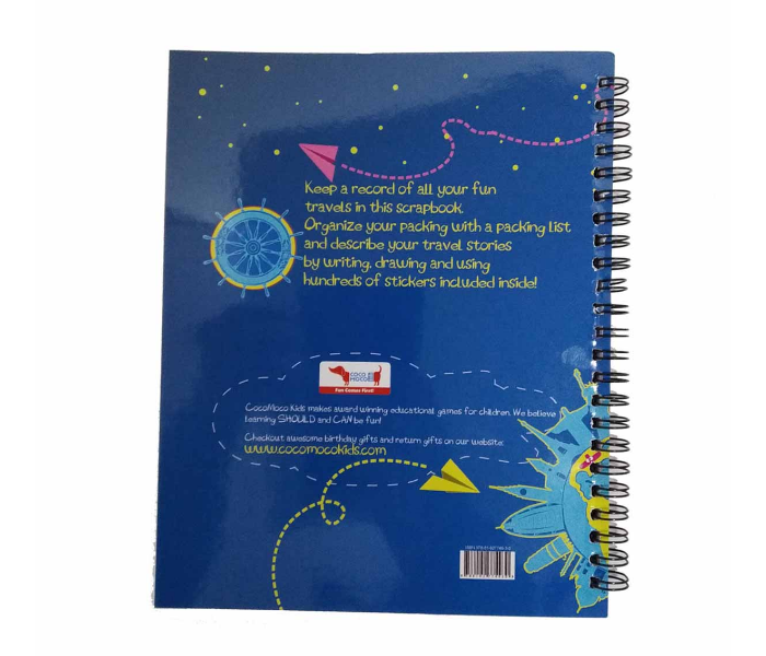 CocoMoco Kids Travel Scrapbook with Stickers 5 in UAE