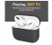 Promate AIRCASE-PRO Scratch and Drop Resistant Silicon Case for Airpods Pro - Black 2 in OMAN