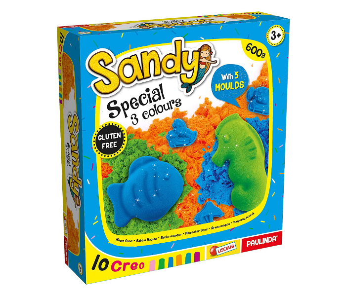 Lisciani 600g Sandy Special with Plastic Molds 1 in UAE