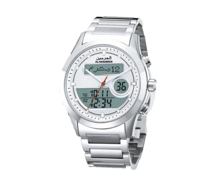 Al Harameen HA 6101SW Stainless Steel Analog Digital Watch 1 in UAE