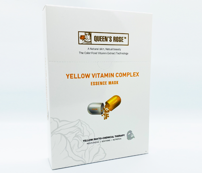 Queens Rose Yellow Vitamin Complex Essence Mask - Made In Korea 1 in UAE