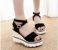 New Summer High Heels Wedges EU40 for Women – Black 1 in UAE