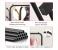 Cloth Rack Hanger Stand Clothes Dryer Rail With 8 Piece Branch Hook Bottom Storage Large Space For Shoes Umbrella Hats Scarf Handbag - Black 6 in OMAN