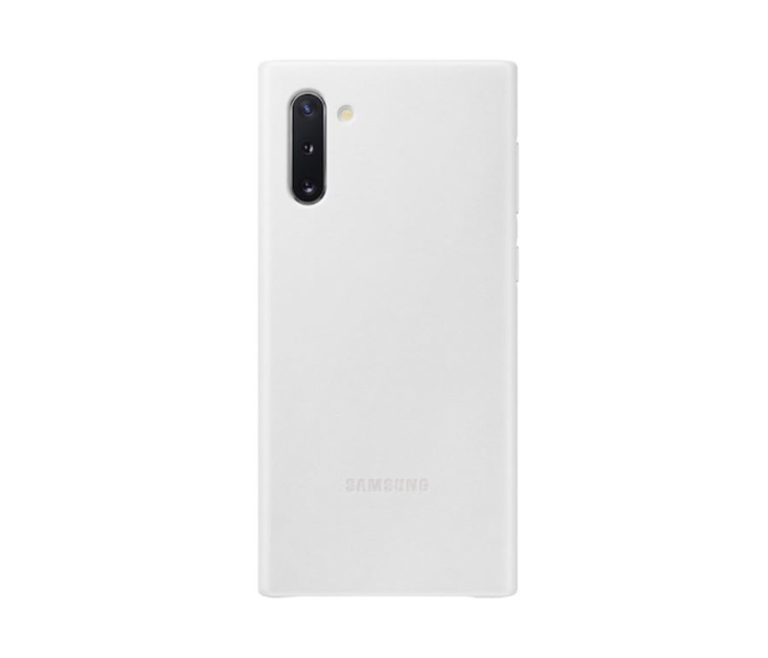 Samsung Leather Case for Note 10 - White 1 in UAE
