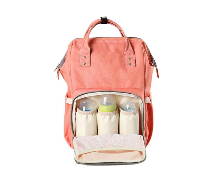Large Capacity Mummy Diaper Bag - Pink 2 in UAE