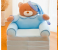 Kids Teddy Bear Foldable Sofa Bed - Blue 1 in UAE