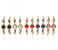 10 Pcs 18K Gold plated High Quality Womens Fashion Watch 3 in OMAN