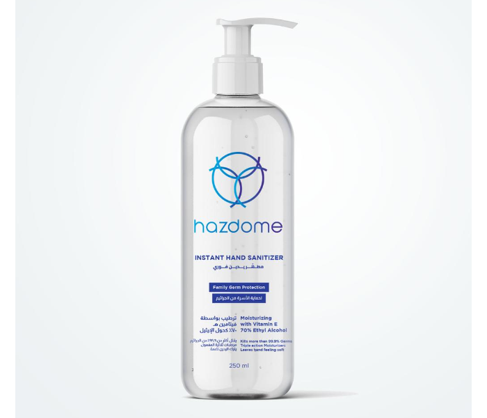 Hazdome 250ml 3Pcs Instant Hand Santizer Gel 1 in UAE