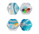 Baby Double Airbags Floating PVC Inflatable Baby Swim Float Seat Swimming Ring - Blue 5 in OMAN