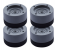 Generic 4 Pieces Anti-vibration and Anti-shock Pad- Grey and Black 3 in UAE