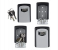 FN-Wall Mounted Safe Key Storage Lock Box - Black and Grey 5 in OMAN