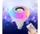 Stylish 12W Wireless Bluetooth Multicolor Smart LED Lamp Speaker with Remote Control - White 3 in OMAN