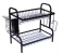 Stylish 2 Layer Tier Dish Rack Drying Kitchen Organizer Shelf with Plate Drainer Holder - Black 9 in OMAN