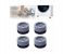 Generic 4 Pieces Anti-vibration and Anti-shock Pad- Grey and Black 4 in UAE