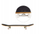 Max Strength 80cm 9 Layer Complete Pro Skateboard - Black 1 in UAE
